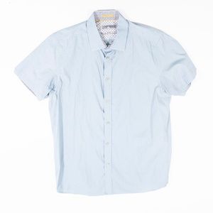 Ted Baker Leeo Chambray Slim Fit Sport Shirt Top